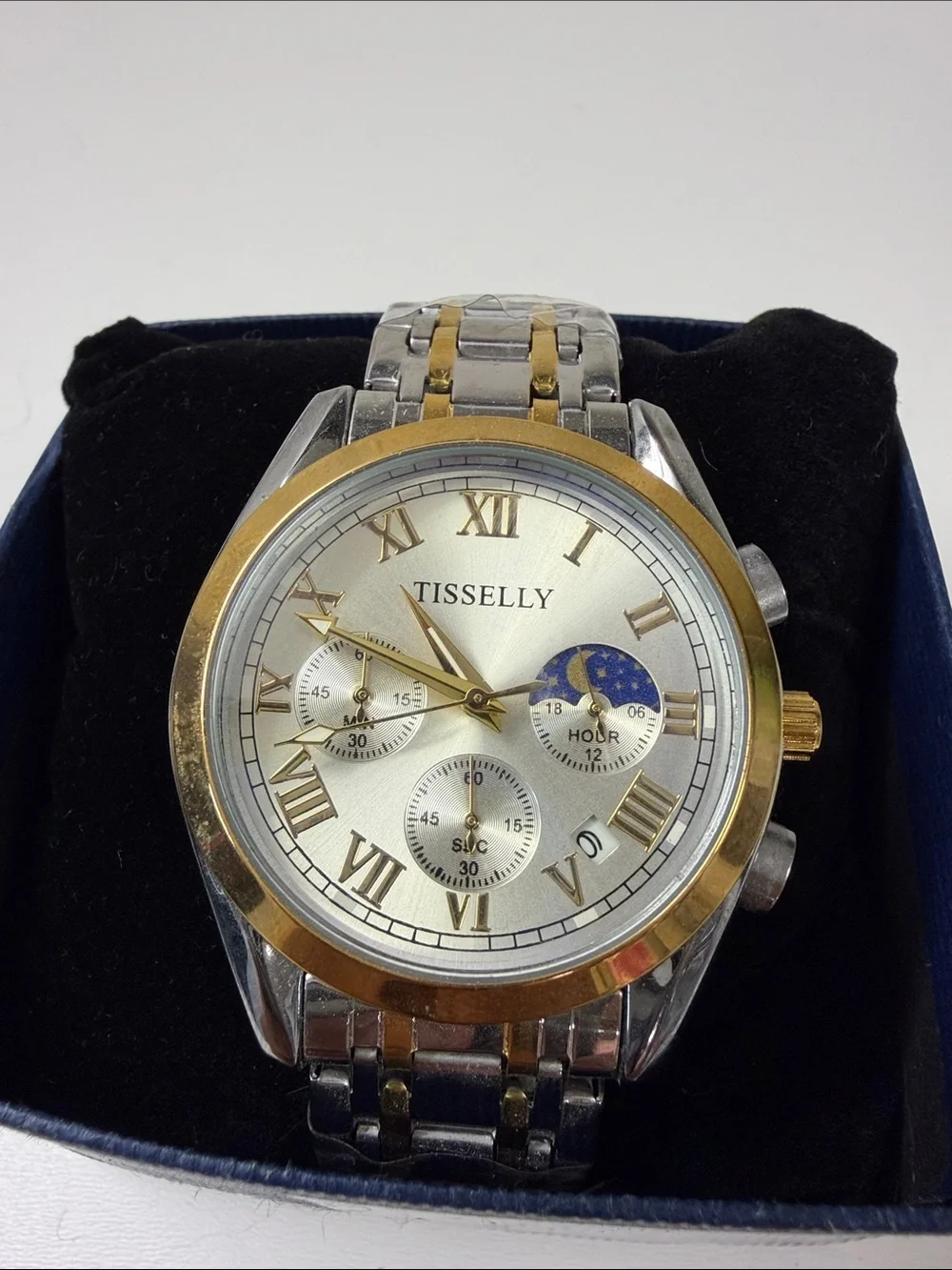 Tisselly men chronograph